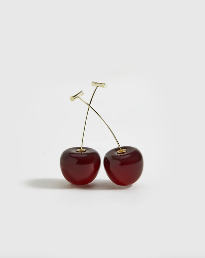 Cherry Drop Earrings