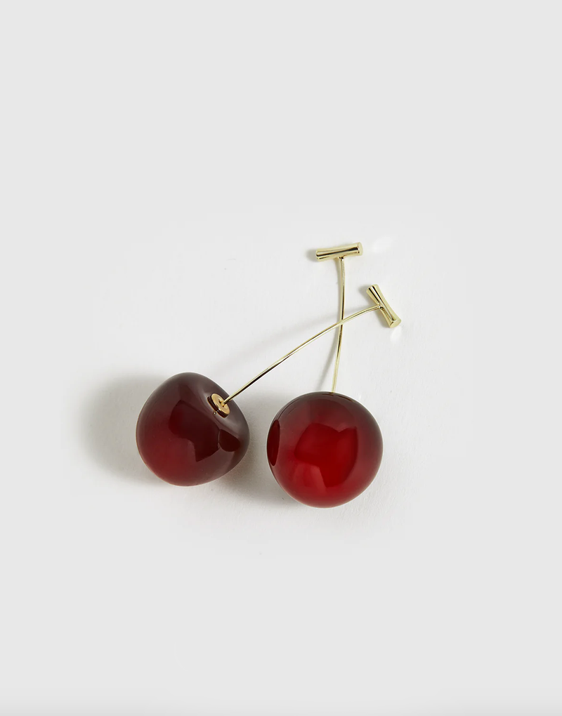 Cherry Drop Earrings