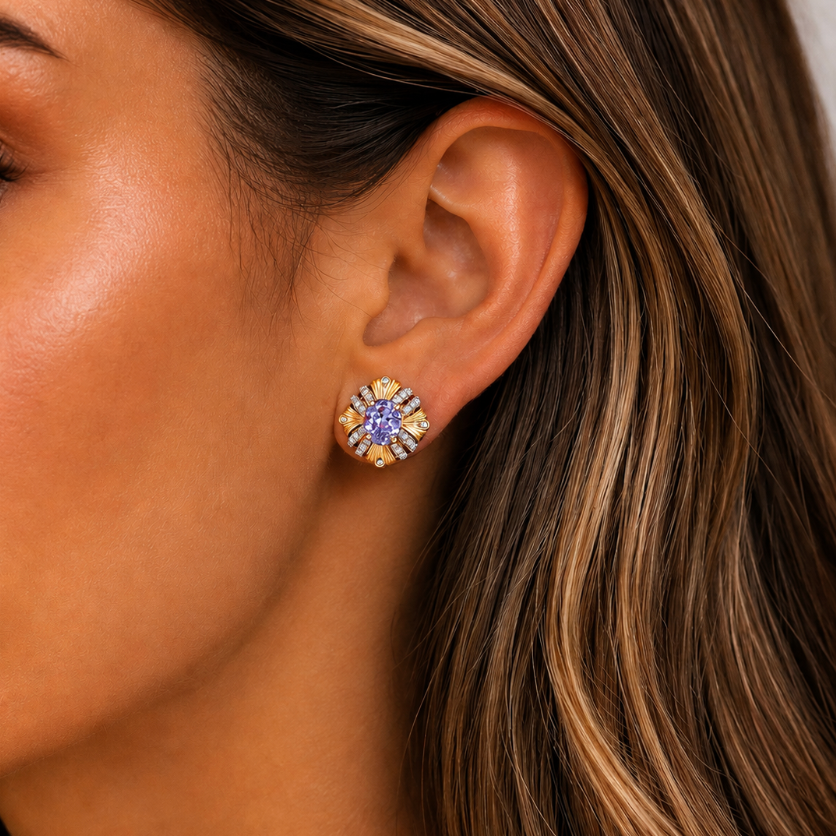 Lilac Earrings