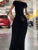 Backless Skinny Short Sleeve Long Dress Summer Vacation Outfits