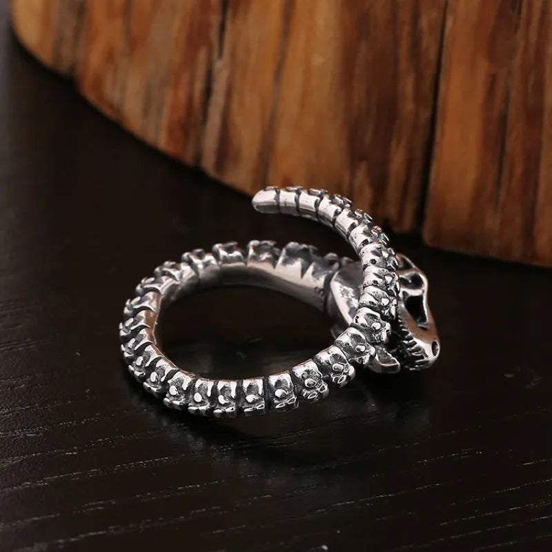 Sterling Silver T-rex Ring