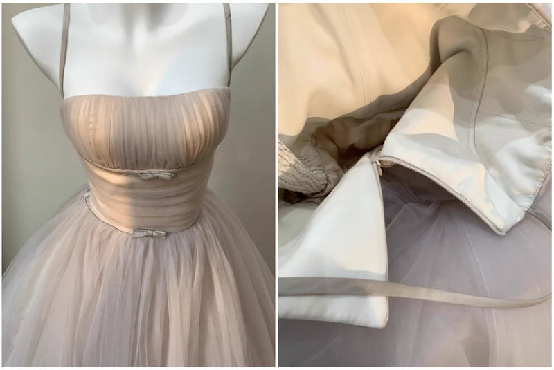 Fairycore White Princess Dress Sweet Ball Gown Birthday Party Vestidos Gauze Bodycone Strapless Camisole Long Dresses