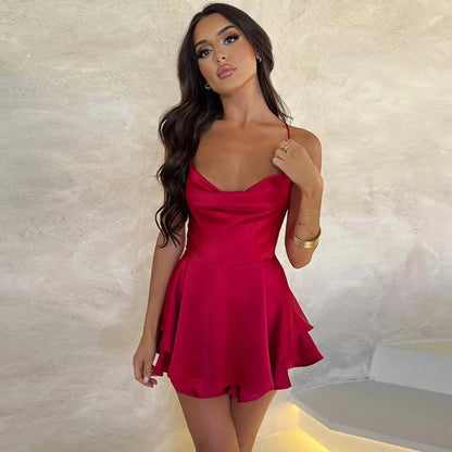Slim Fit Short Sleeve Mini Dress