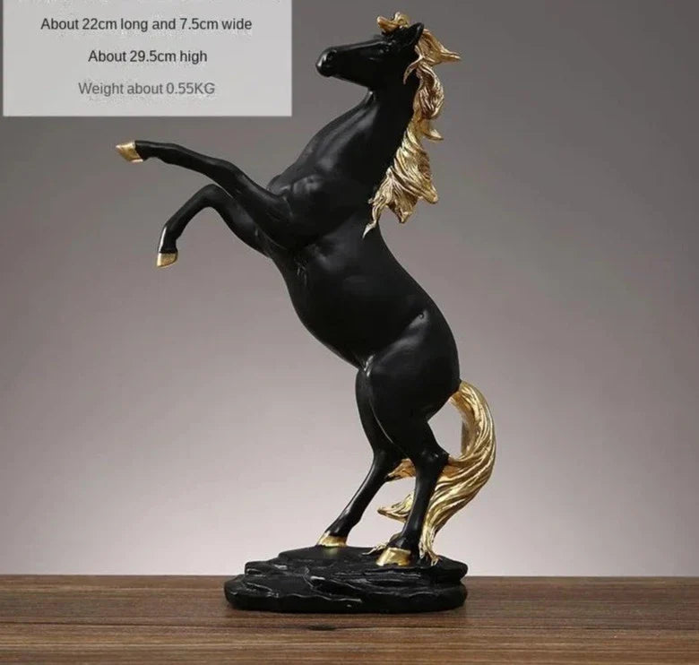 Rearing Horse Sculpture