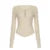Retro Button Lace Knitted ��s Base T-shirts Long Sleeves Exquisite Slim Fit Autumn Basic Blouses