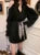 Youth Off Shoulder White Long Shirt Korean Dongdaemun Puff Sleeve Blouses Tops With Belted New