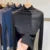 Spring Summer Long Sleeve Black Mesh Top Blouses Transparent Punk Clubwear Shirt Tees Beach Tops Bottom Tops