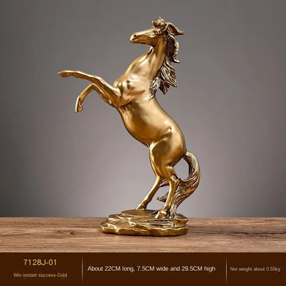 Rearing Horse Sculpture