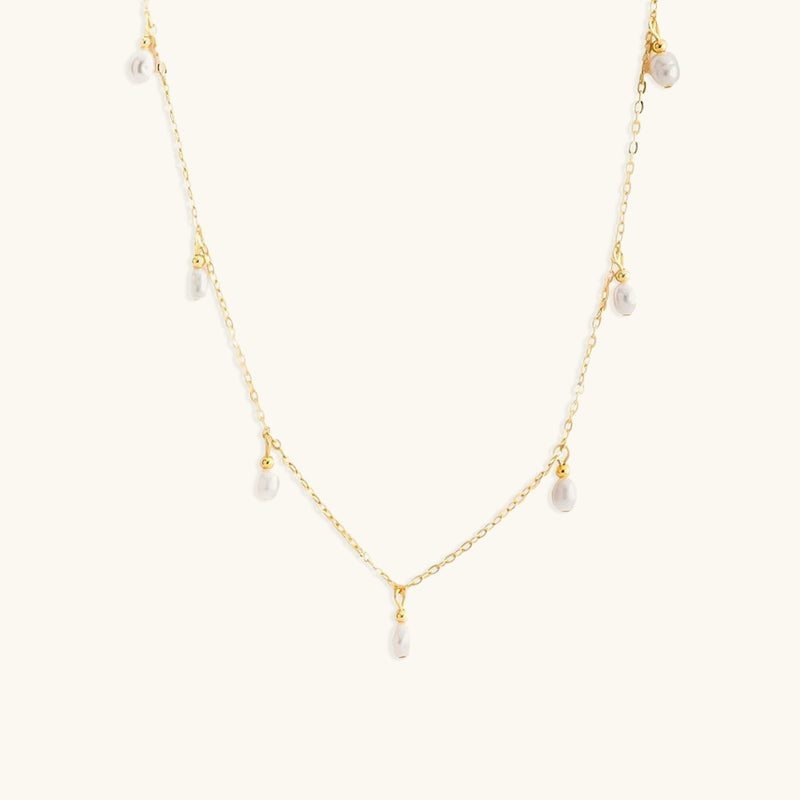Serena Pearl Drop Necklace