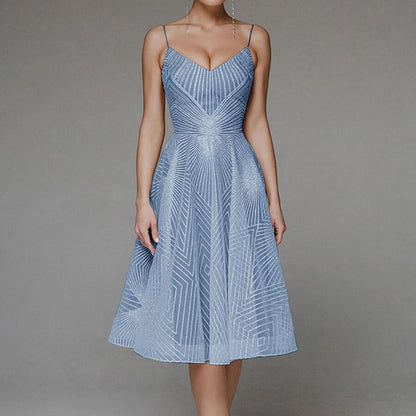 Long Formal Party Midi Dress