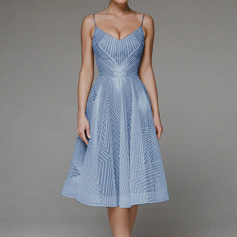 Long Formal Party Midi Dress
