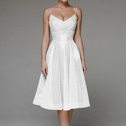 Long Formal Party Midi Dress