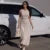 Sleeveless Single-breasted Ribbed Knitwear Long Dress for High Waist Bodycon Knitted Fake Pocket Dress New