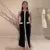 Single Breasted Knitted Maxi Dress O Neck Sleeveless Fake Pockets Dresses New Lady High Street Robes