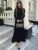 Fall Winter New Knitted Long Dress Female Slinky High Waist Rib Sweater Bodycon Dresses Lady Holiday Party Outfits