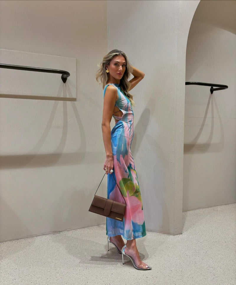 Nola | Pastel Maxi Dress