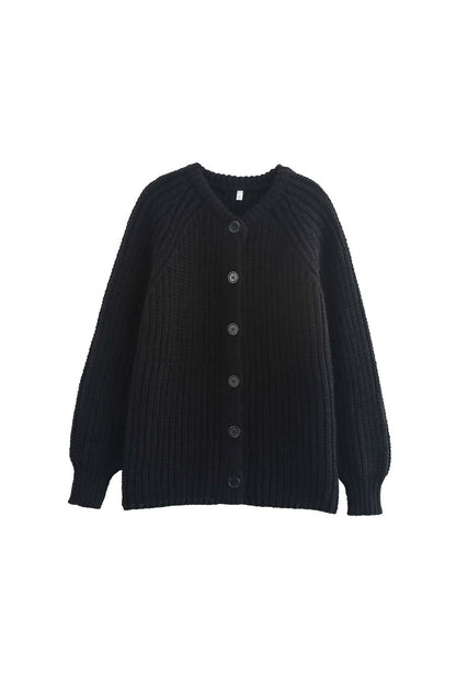 Color Botton Down Cardigan