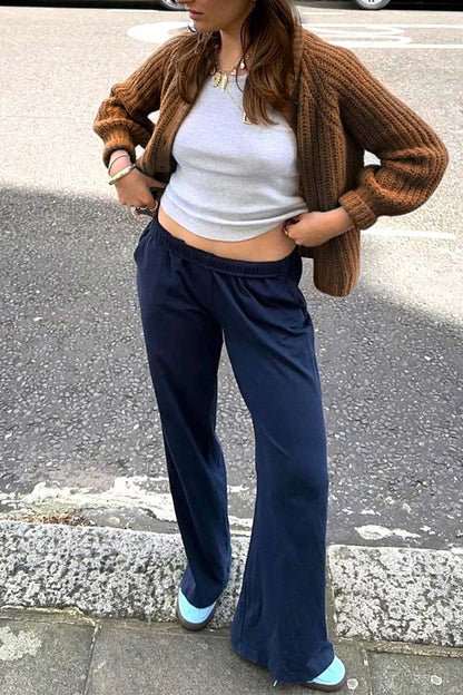 Color Botton Down Cardigan