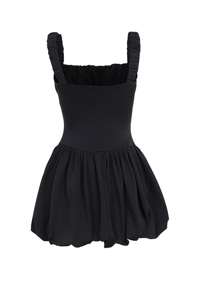 Square Neck Corset Tutu Mini Dress
