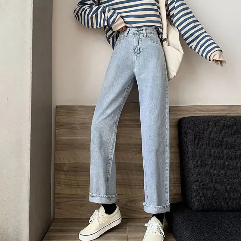 Classic Pants With All-match Button Pocket Design