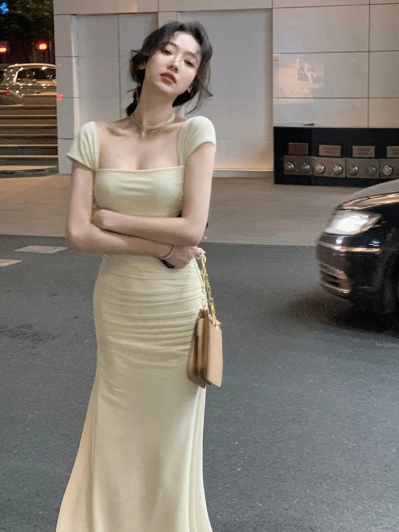 Summer New Bodycon One Piece Midi Dress