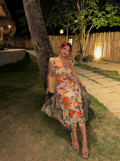 Retro Maxi Dress
