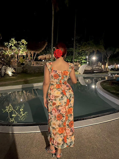 Retro Maxi Dress
