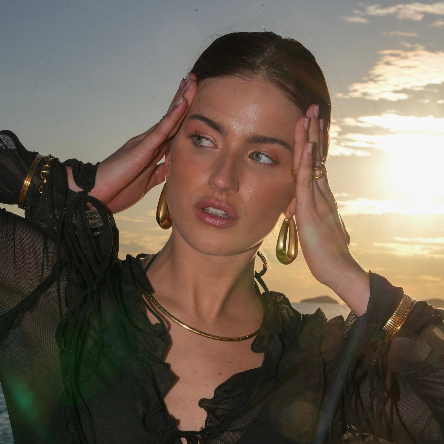 Harper - Hoop Earrings