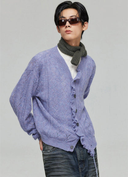 Cozy Botanical Knit Cardigan