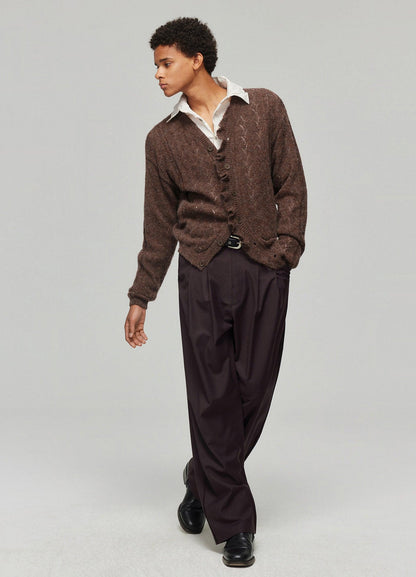 Cozy Botanical Knit Cardigan