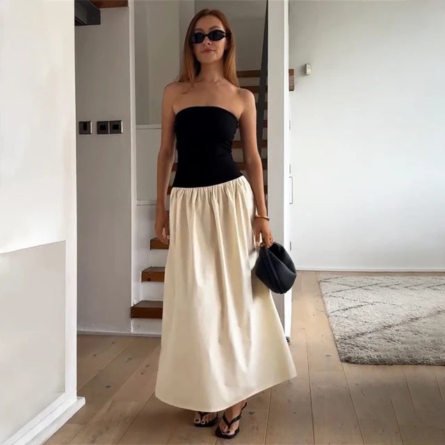 Slim Folds Dress for Bodycon Backless Splice Dresses Female Summer Off Shoulder Mini Dress Woman
