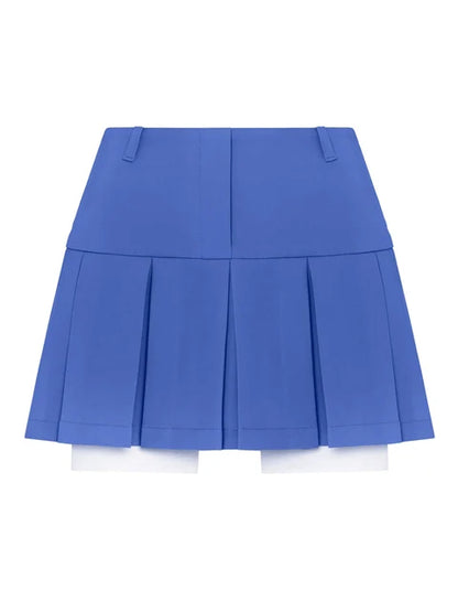 Black Blazer Sets Two Piece Cropped Blazer Jacket Coat and Mini Skirts Sets for Suit