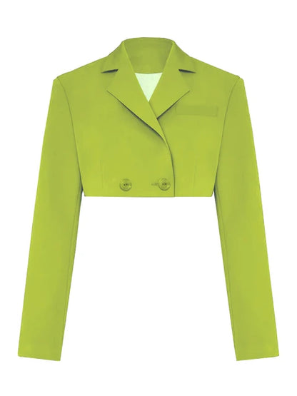 Green New Blazers for Cropped Coats Jacket Summer Outfits Jacket ’s Blazer Suits