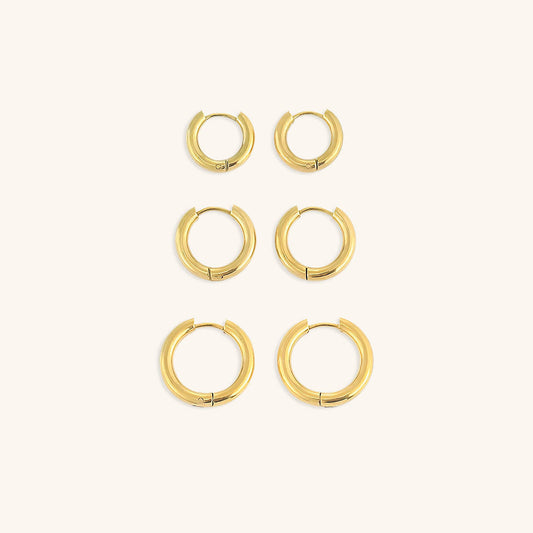 Timeless Hoop Trio Set Earrings