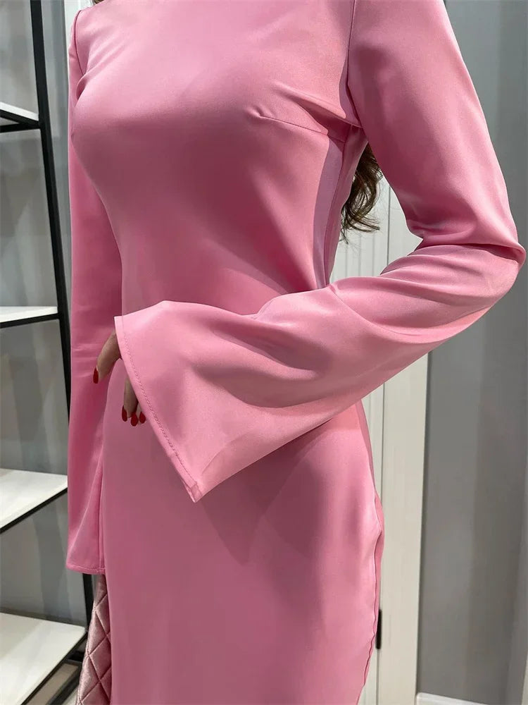 Autumn Long Sleeve Party Maxi Dress