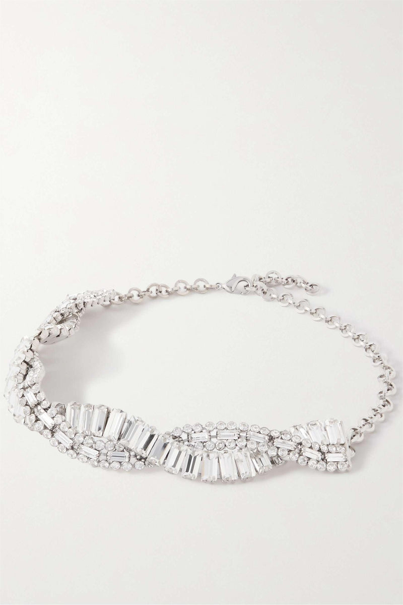 Rhinestone Wrap Necklace