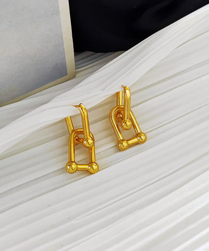 Gold Plated Hoop Earrings