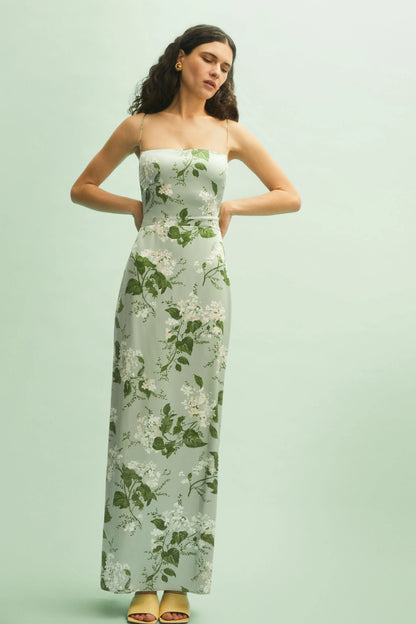 Satin Cami Maxi Dress
