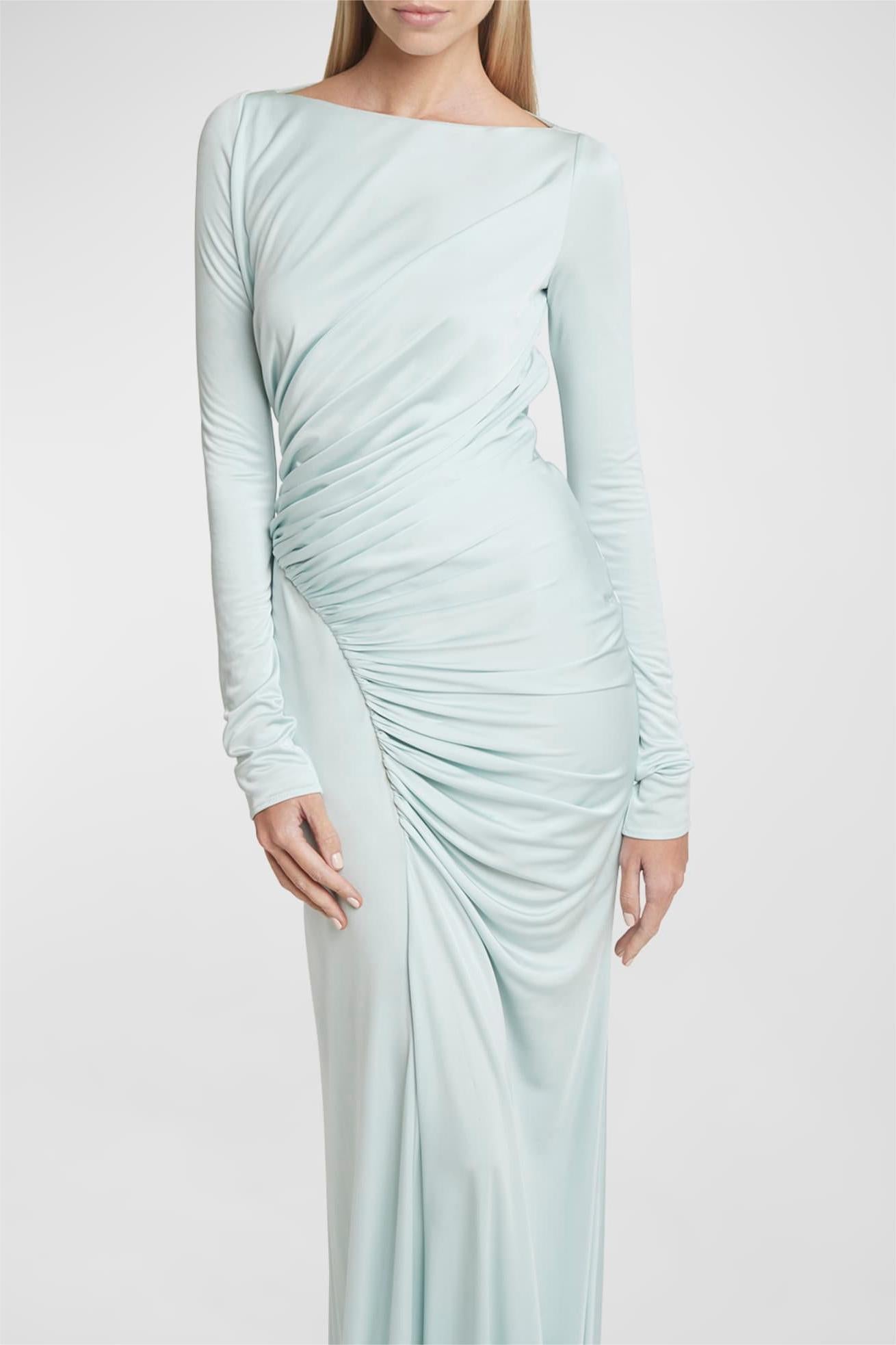 Knit Long Sleeve Maxi Dress