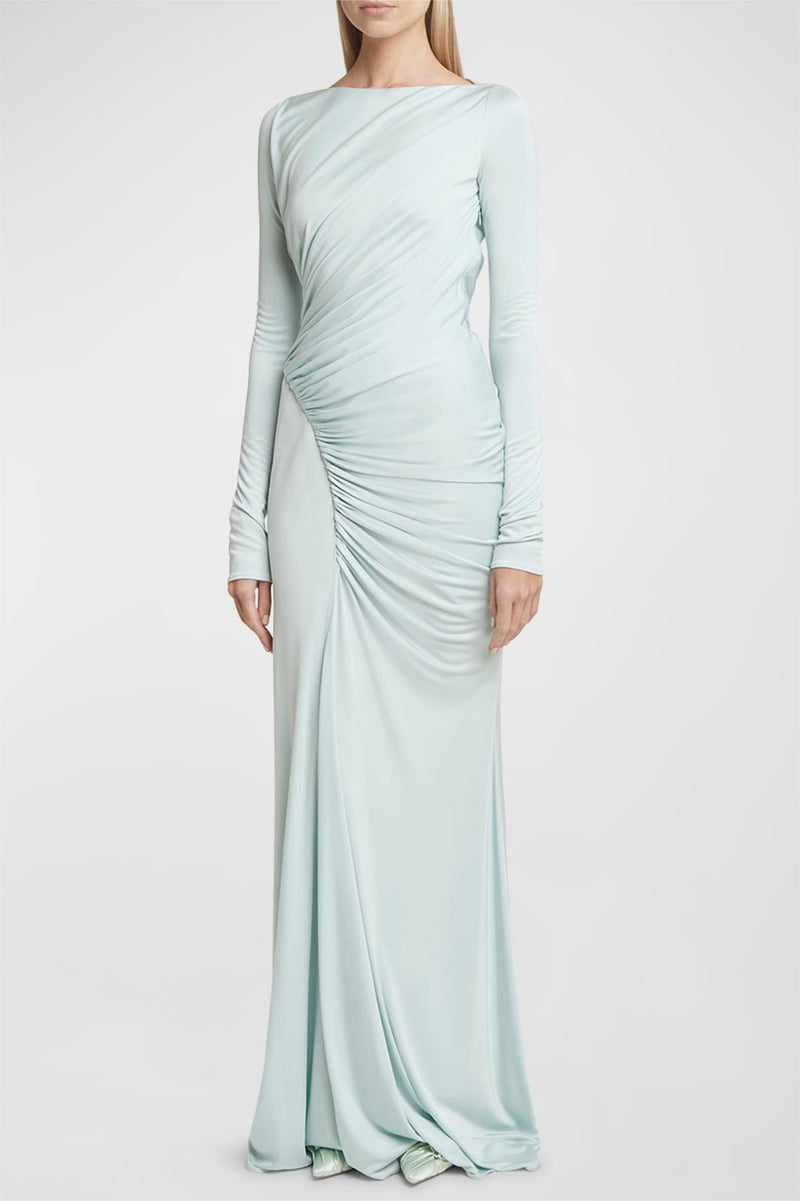 Knit Long Sleeve Maxi Dress