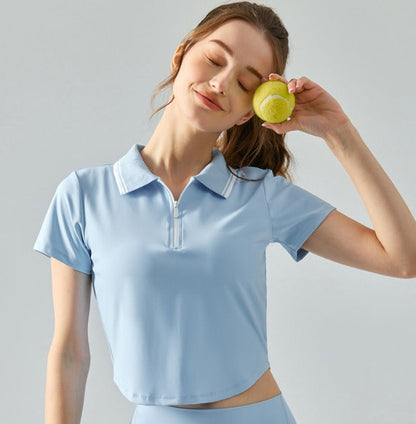 Mestiza - Modern Short Sleeve Blouse