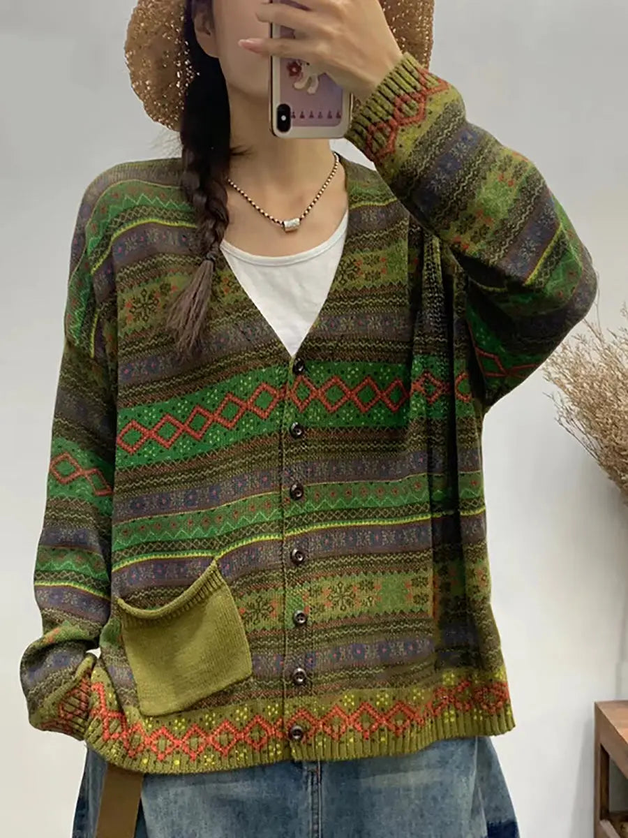 Geometric Knitted Sweater