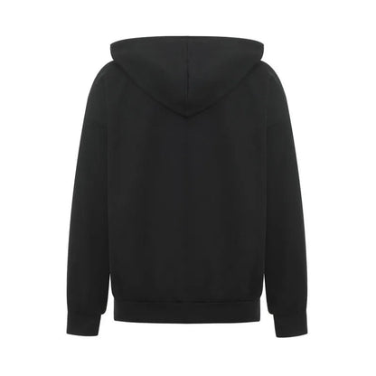 Stripe Cardigan Slim Knit Hooded Zipper Long Sleeve Hoodie