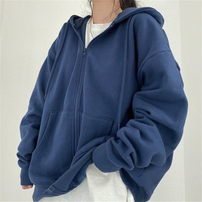 Korean Version Oversized Color Hoodies