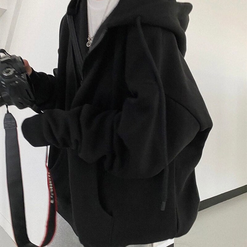 Korean Version Oversized Color Hoodies