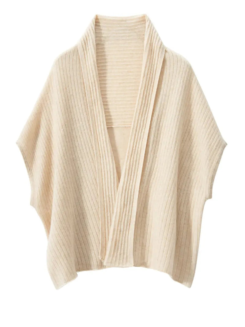 Cashmere Knitted Shawl Cardigan