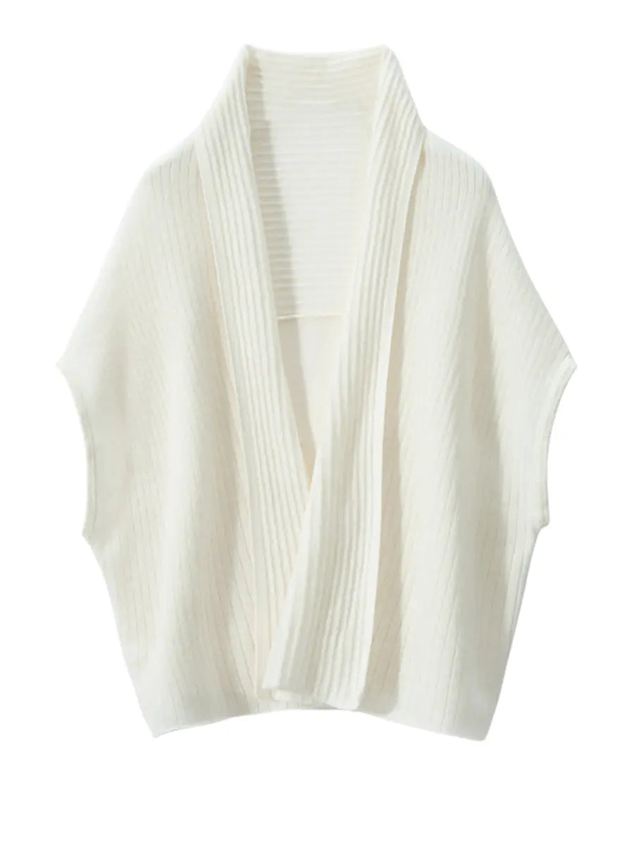 Cashmere Knitted Shawl Cardigan