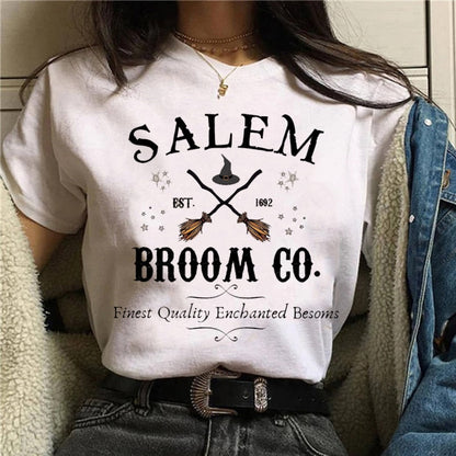 T-shirt Cartoon Witch Magic Kawaii Tshirt