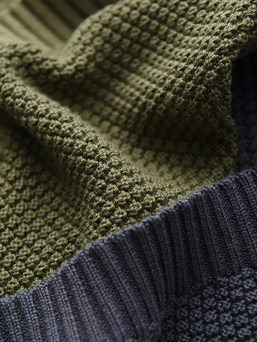 Colorblock Knitted Sweater