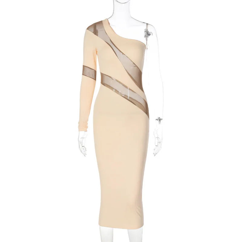 Summer Patchwork Perspective Slimming Puss Midi Dresses